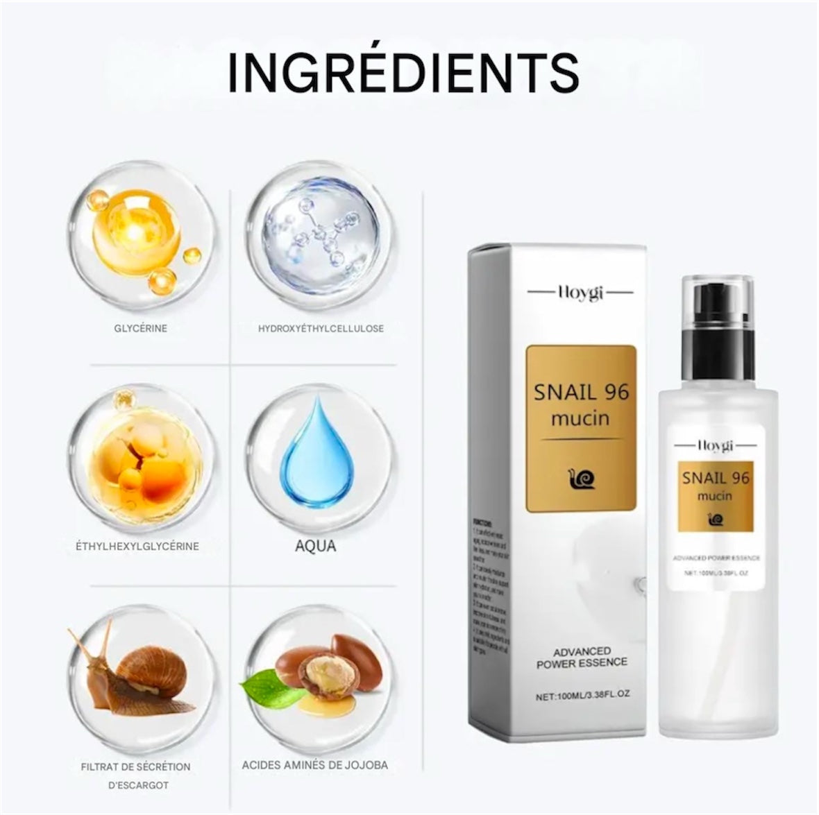 Hoygi Snail 96 Mucin Essence