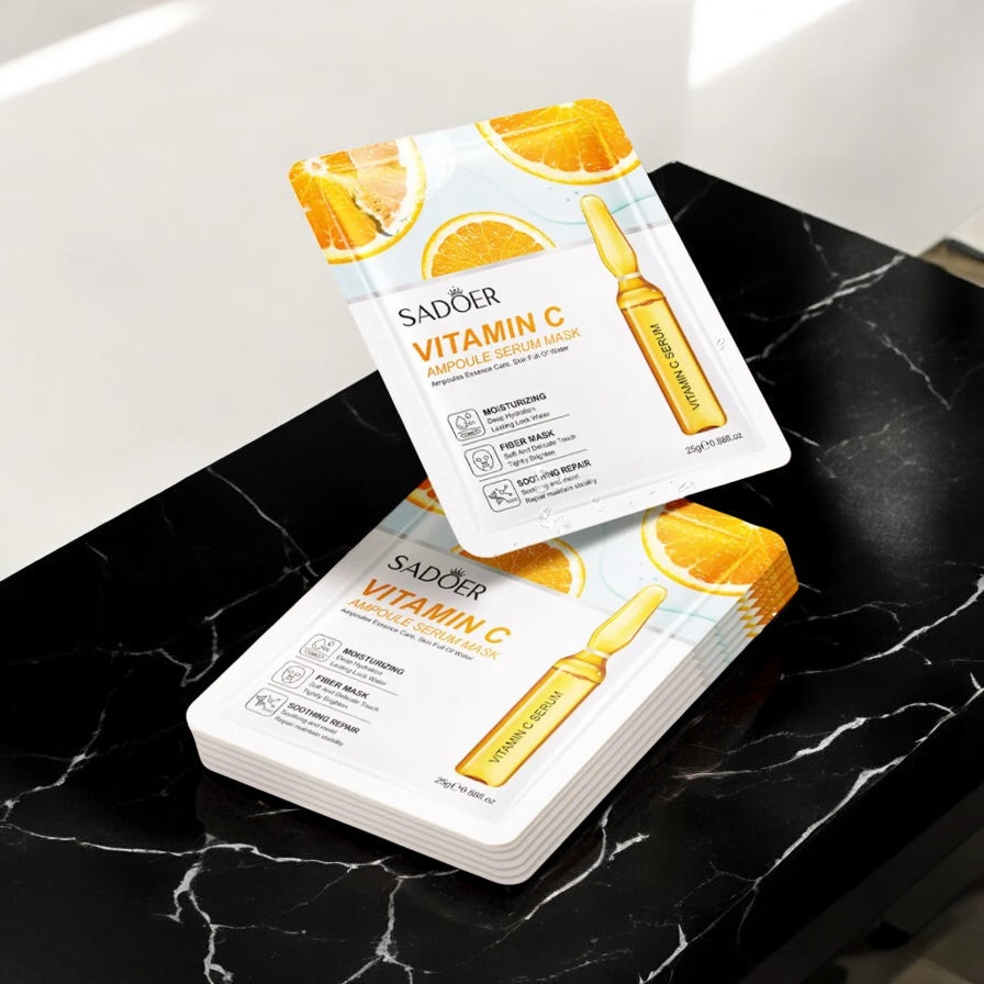 SADOER Masque ampoule sérum Vitamine C