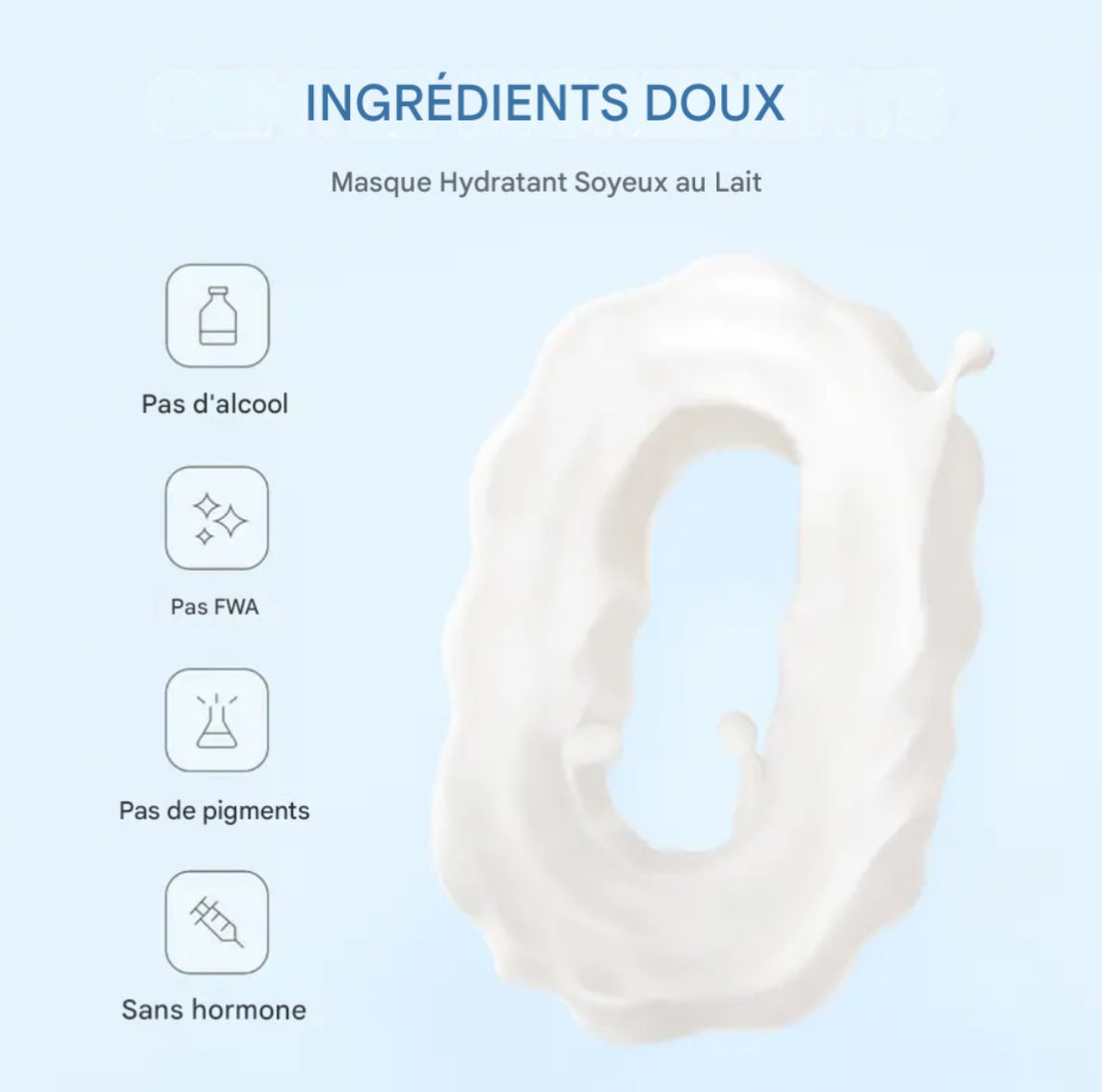 Laikou Milk masque collagène