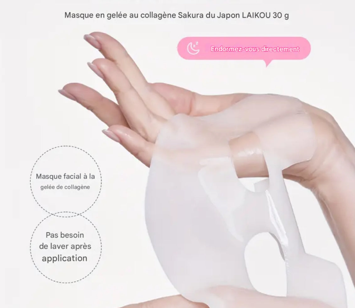Laikou masque de gelée au collagène