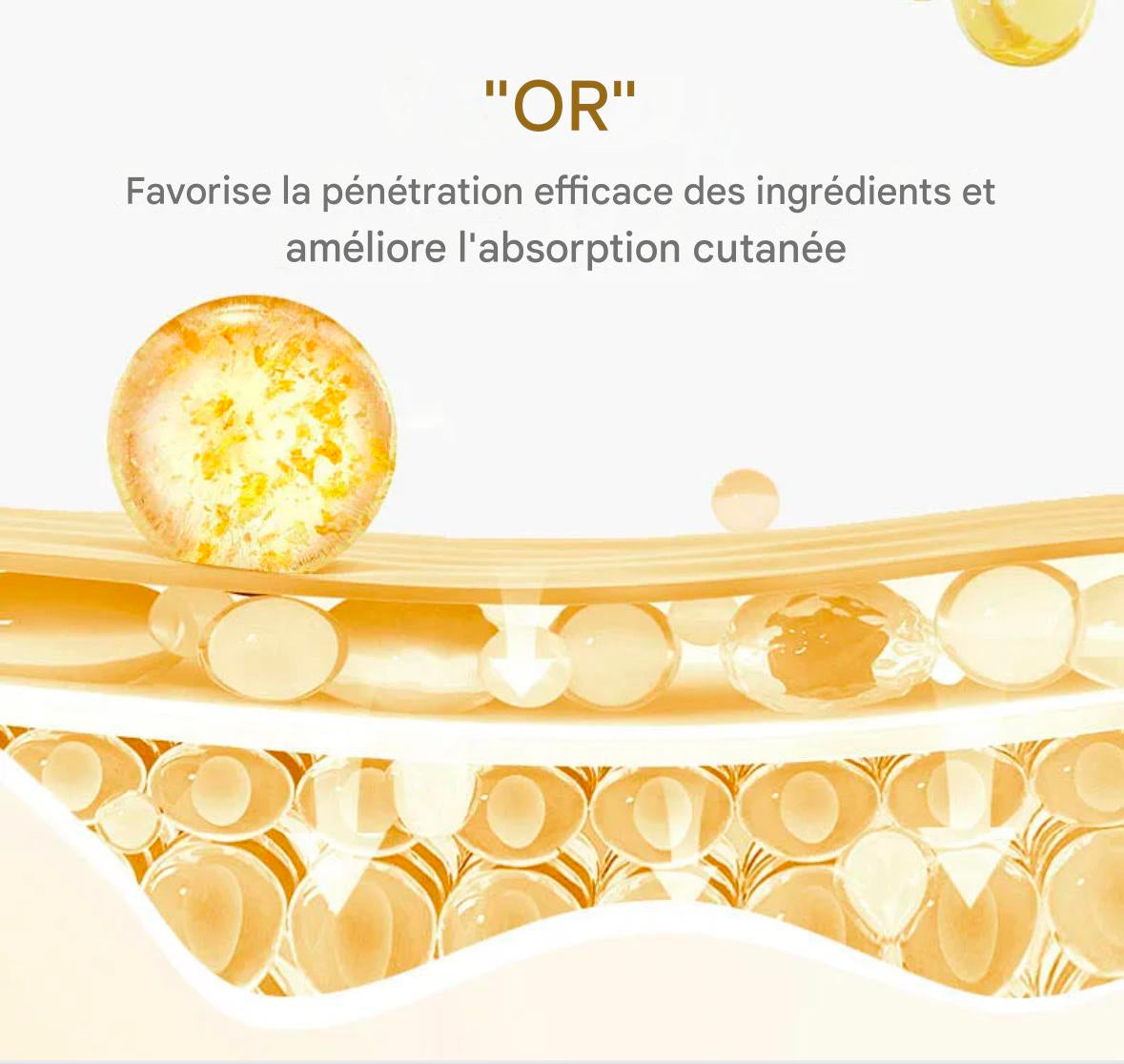 SADOER Masque Sérum Ampoule 24K Or