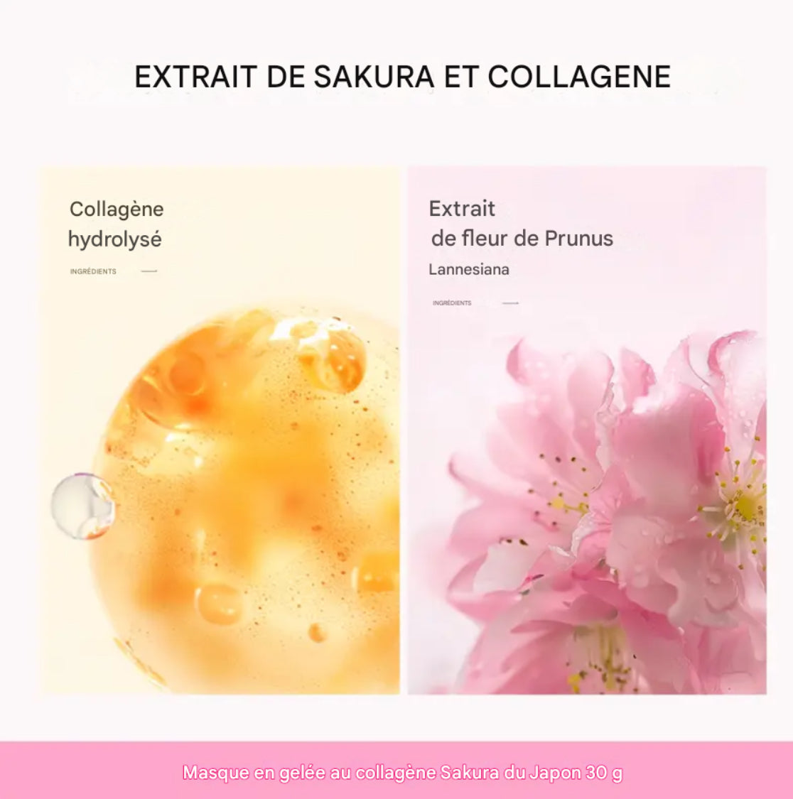 Laikou masque de gelée au collagène