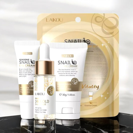 Laikou Ensemble de Soins Revitalisants Snail – Hydratation & Jeunesse